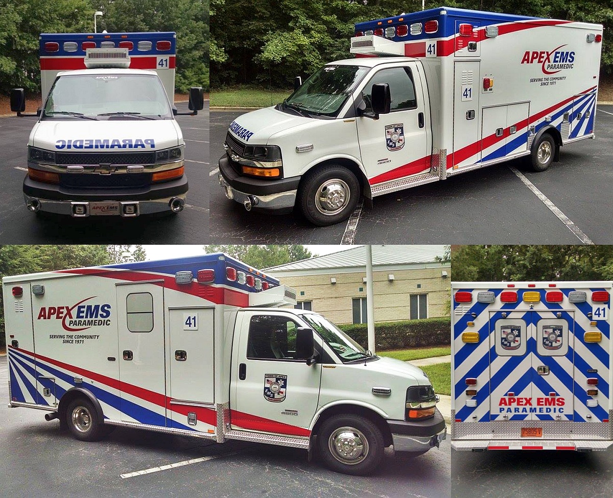 New Ambulance with New Colors at Apex EMS - Legeros Fire Blog Archives 2006-2015