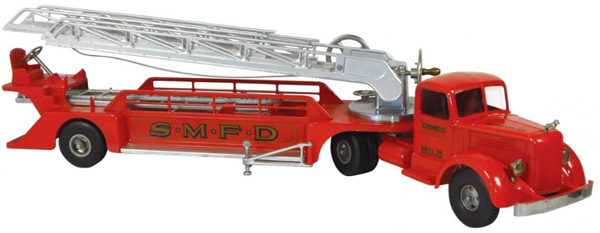 old metal fire truck