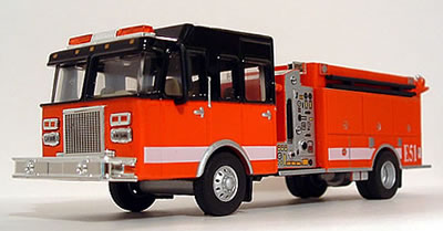 Die-Cast Fire and Emergency Vehicles - Modern Pumpers